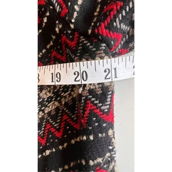 Jack Women’s Medium Cross Knit Open Front Cardigan Sweater Wool Pockets - Picture 11 of 13